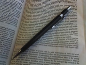 Bible and My Pencil