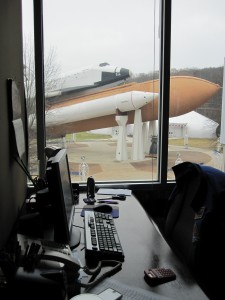 Pathfinder out my window at Space Camp